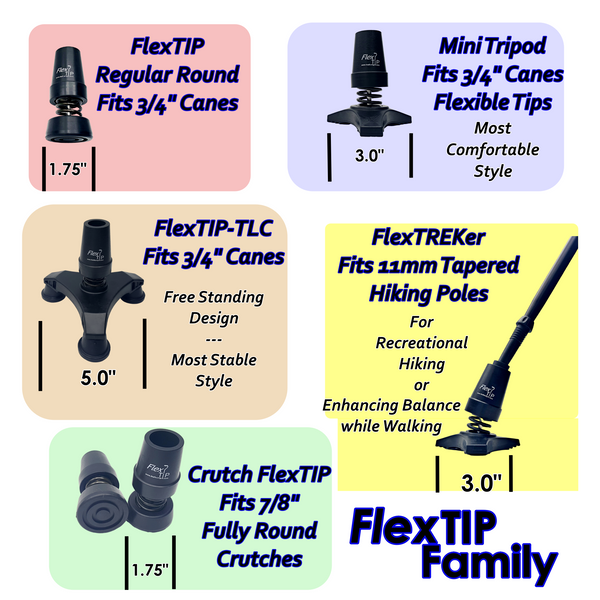 FlexTIP Walking Canes - Designer Styles