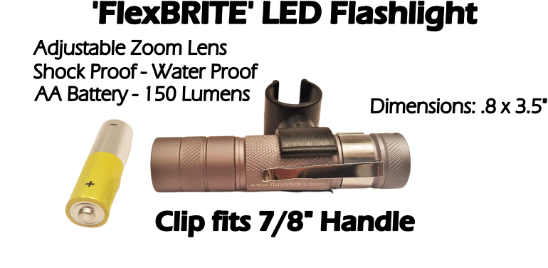 FlexBRITE LED Clip-on Flashlight