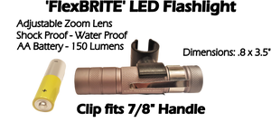 FlexBRITE LED Clip-on Flashlight