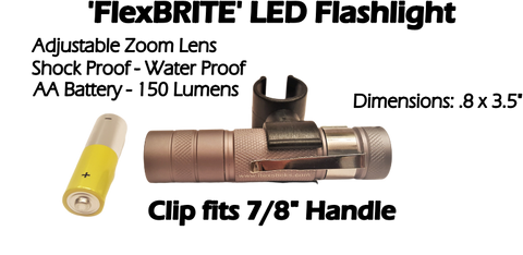 FlexBRITE LED Clip-on Flashlight